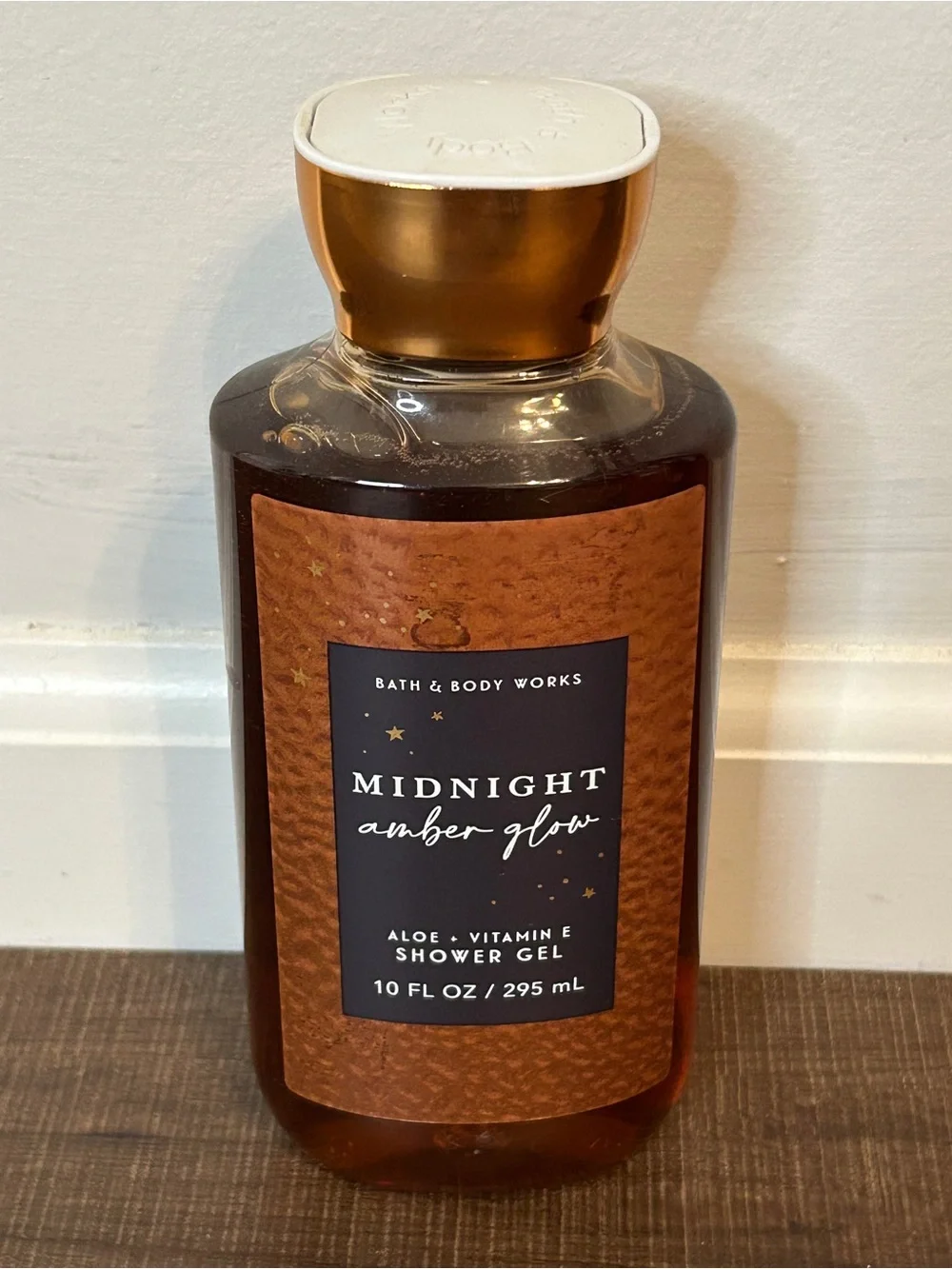 Bath and & Body Works Midnight Amber Glow Shower Gel 10 oz. Discontinued Rare
